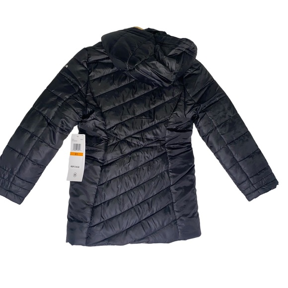 Spyder Coat Girls Size Small 7 Long puffer Fleece Lined NWT * - Picture 6 of 6
